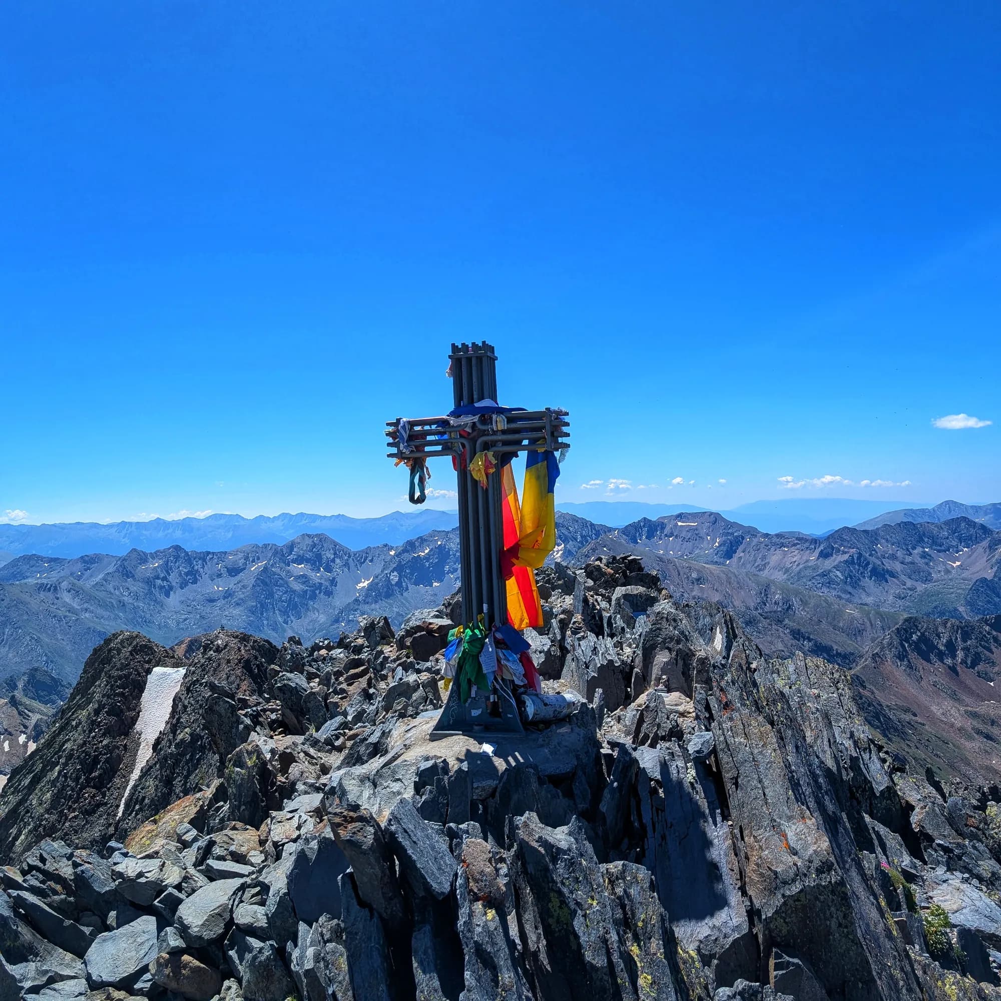 Peak with the iron cross