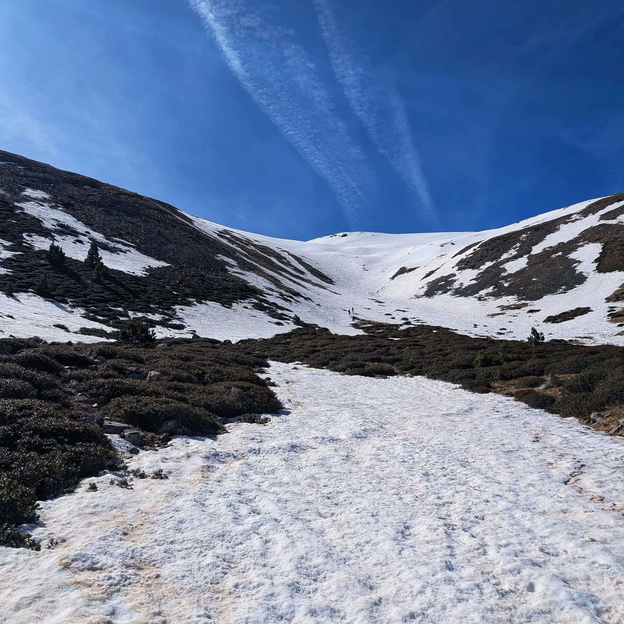 Going up towards the Coll de la Pastera