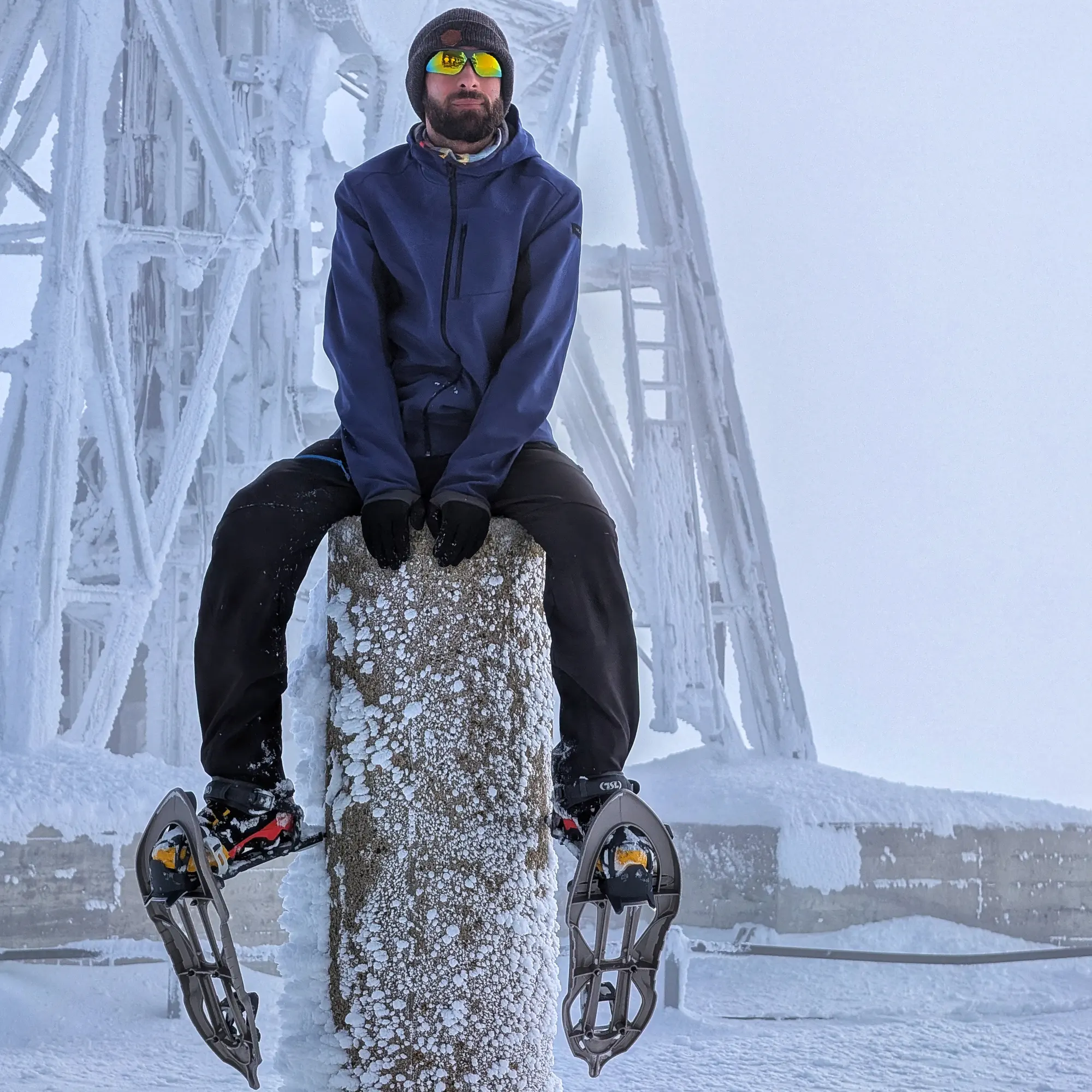 Cim nevat de la Torreta de l'Orri.