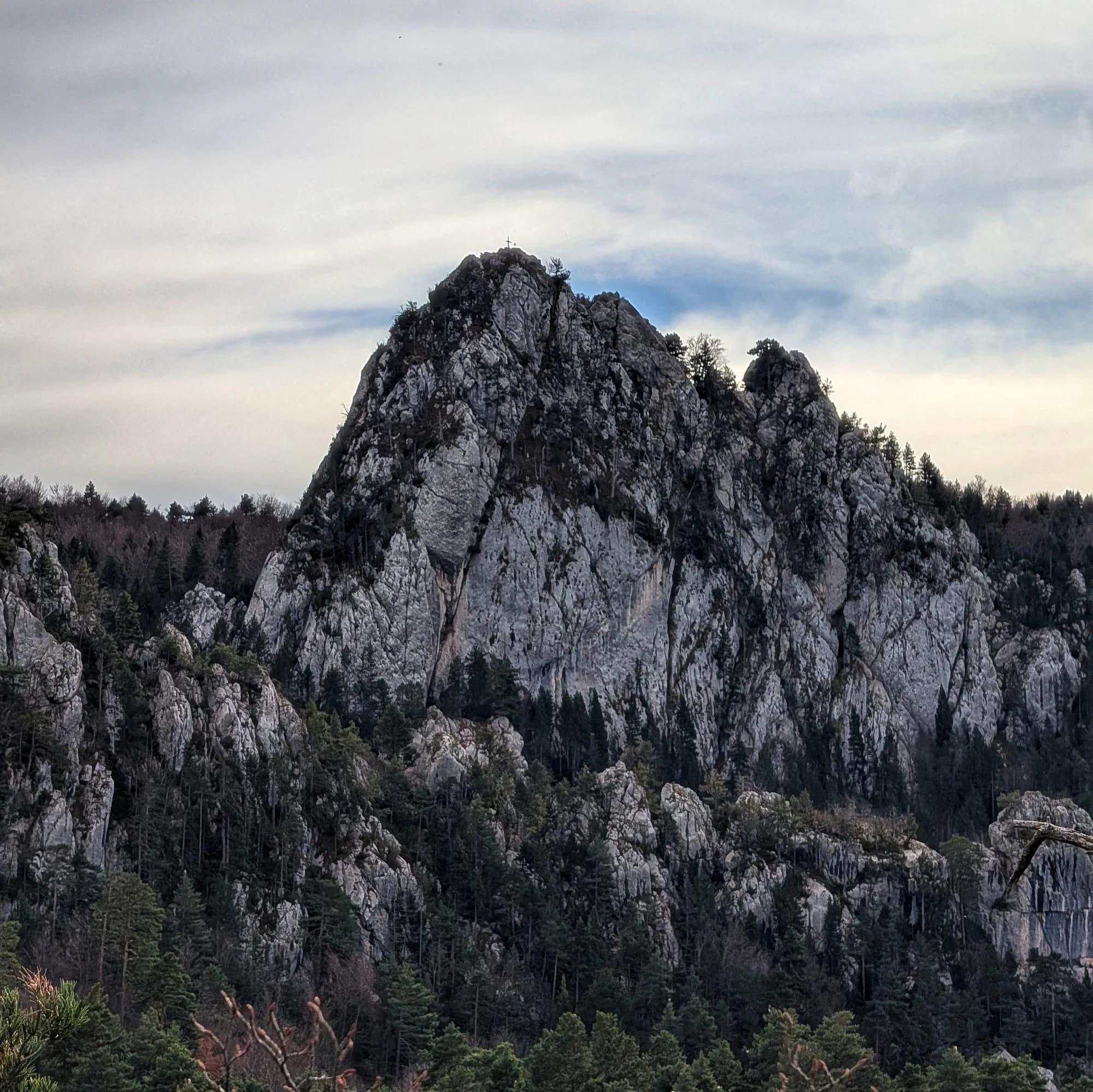 Roca del Joc (Roca de la Devesa Jussana) from the Roc de la Lluna Viewpoint