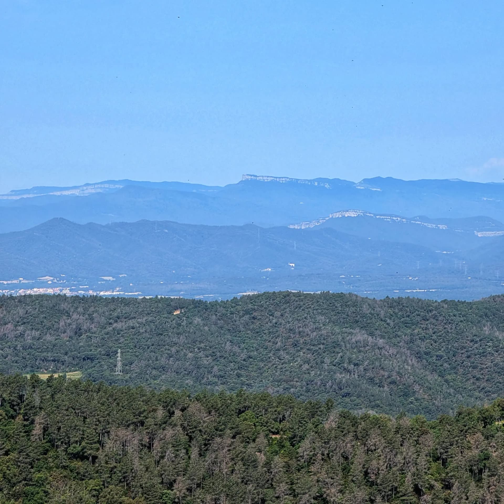 Vistas del Far desde la cima de Àngels (Puig Alt)
