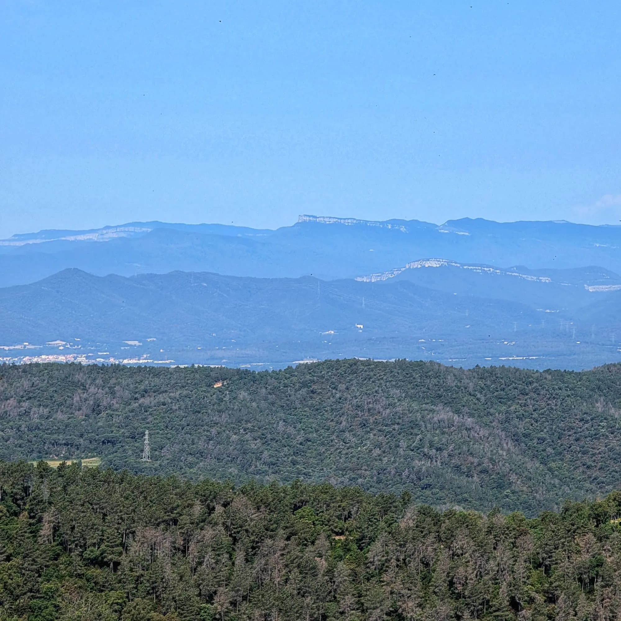 Vistas del Far desde la cima de Àngels (Puig Alt)