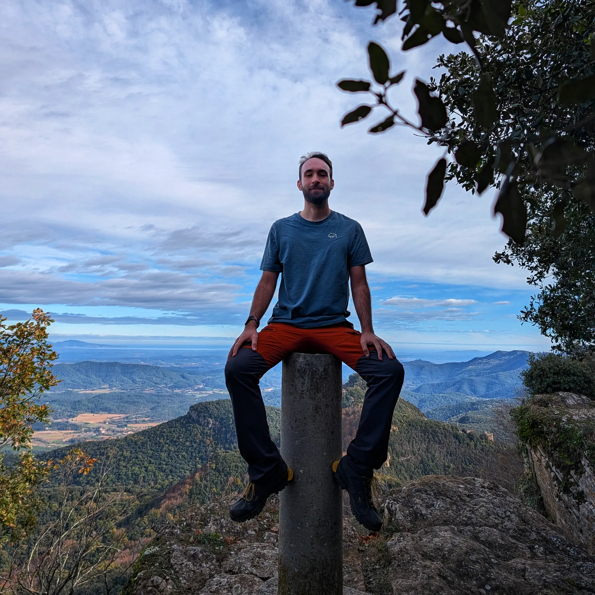 Puigsallança Summit Puigsallança Summit with the geodesic vertex.