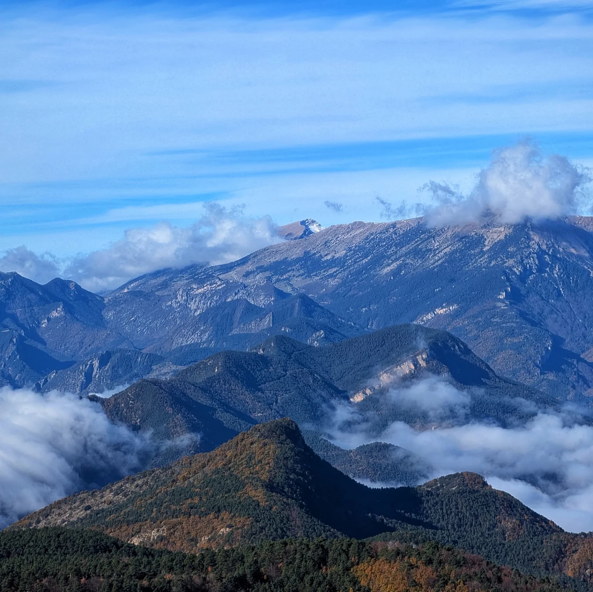 Cadí from the Roca del Joc (Roca de la Devesa Jussana) Peak Cadí from the Roca del Joc (Roca de la Devesa Jussana) Peak