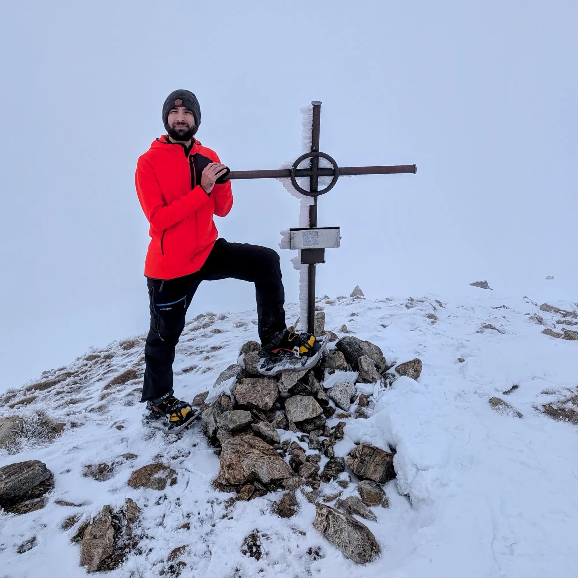 Snowy peak of Costabona Snowy peak of Costabona